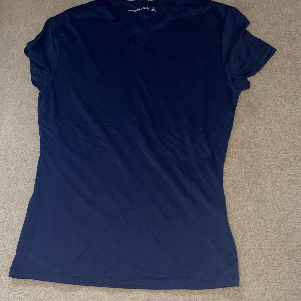 Abercrombie & Fitch Dark Blue Short Sleeve Tee